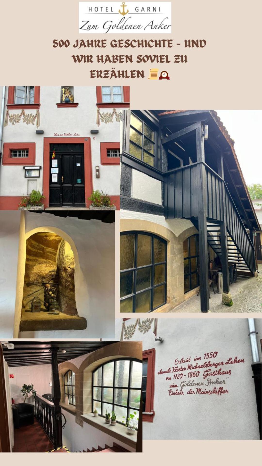 Hotel Zum Goldenen Anker Bamberg Exterior photo
